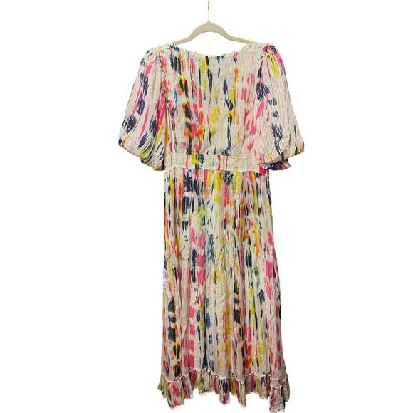 Hemant and Nandita Multicolor Midi Dress - Picture 6 of 8